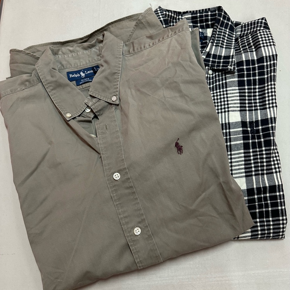 Lot of 2 POLO by Ralph Lauren LS shirts size XL
Blair & Blake styles
B326